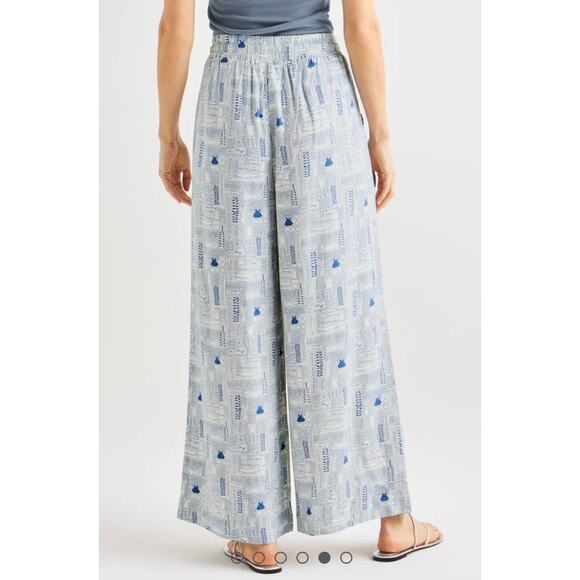 Splendid Lawson turquoise floral print pants Small NWT MSRP $168 - Picture 3 of 6